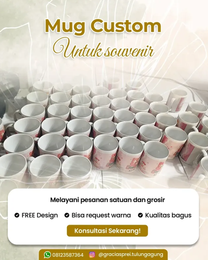 <p>Mug custom memang terlihat sederhana, tapi just